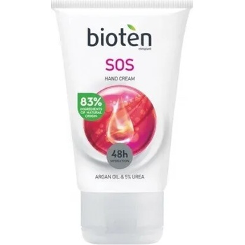 BIOTEN Хидратиращ крем за ръце с арганово масло за суха кожа, Bioten Repair & Care Hand Cream 100ml SOS 48-Hour Argan Oil & 5% Urea Hand Cream 50ml