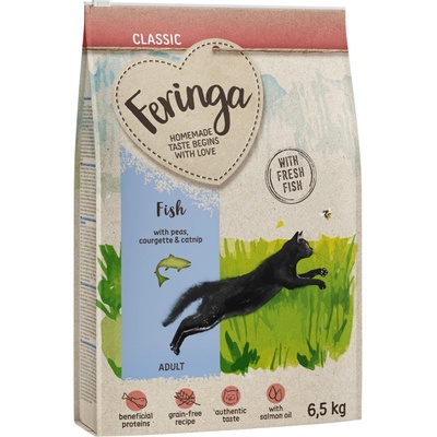 Feringa 10 лв намаление! 6, 5 кг Feringa суха храна за котки на изгодна цена - Adult Classic с риба