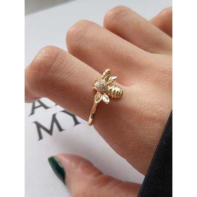 ORNAMENTI Pozlacený prstýnek Buzz gold ORT1406