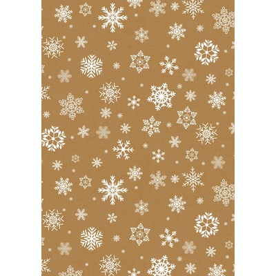 Nese plastik 1096 PVC ubrus Fantastik Vánoce zlatá 120x140 cm