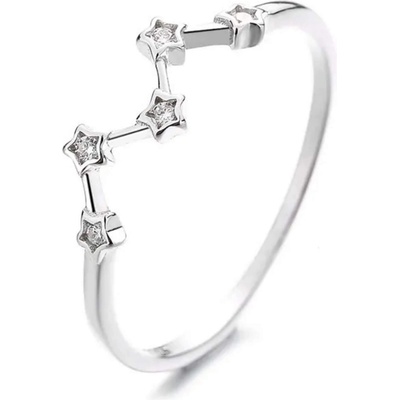 Silenti Jewelry Сребърен пръстен "Съзвездие" - 9 - 59.5мм (19.1мм диам. )