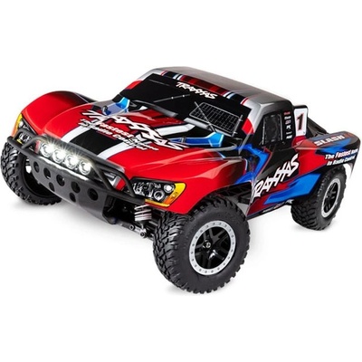 Traxxas Slash 4WD RTR červený s LED osvětlením 1:10 – Zboží Mobilmania