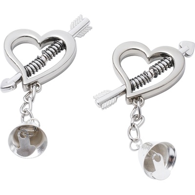 Kiotos Heart Shaped Spring Nipple Clamps