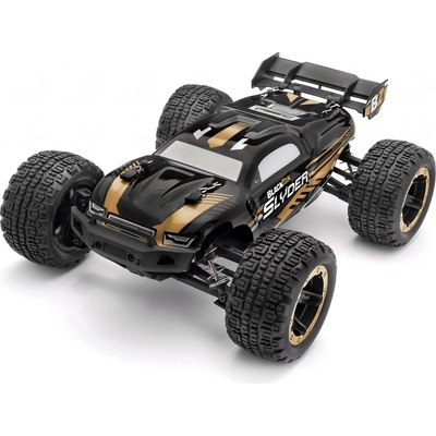 Blackzon Slyder ST 1/16 zlatá komutátorový RC model auta elektrický Truggy 4WD 4x4 RtR 2,4 GHz 1:16