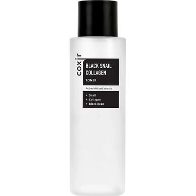 coxir Black Snail Collagen Toner - Тоник за лице с муцин от охлюви и колаген, 150мл