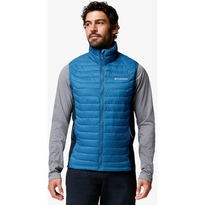 Columbia Powder Pass Hybrid Vest phoenix blue/black