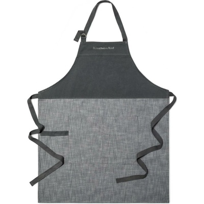 KitchenAid Zástěra šedá délka 88 cm KAP023622LKG