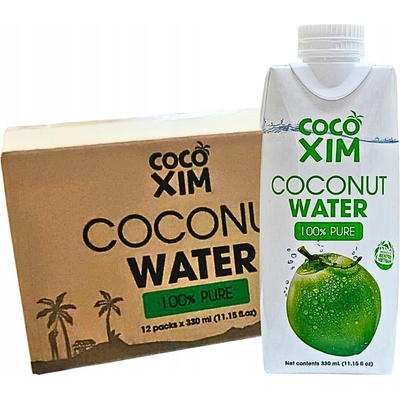 Cocoxim Kokosová voda 100 % Pure 12 x 330 ml