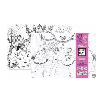 Strigo Transparent mat 2pcs Princes and ballerinas