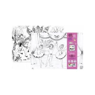 Strigo Transparent mat 2pcs Princes and ballerinas