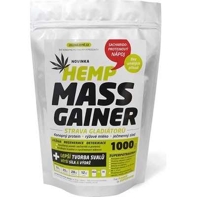 Zelená Země Konopný gainer Fitness 500 g