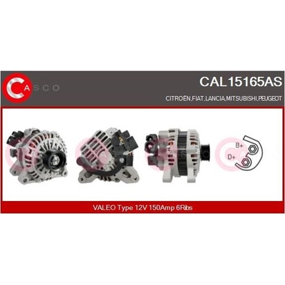 ALTERNATOR 12V 150A CAL15165AS