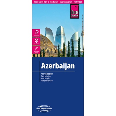 mapa Azerbaijan (Azerbajdžán) 1:400 t.
