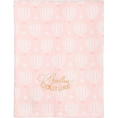 BJÄLLRA přikrývka MUSLIN Pink Sky