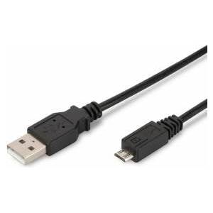 ASSMANN USB 2.0 connection cable, type A - micro B M/M, 1.0m, USB 2.0 conform, bl e A - micro B M/M, 1.0m, USB 2.0 conform, bl