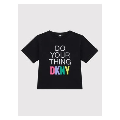 DKNY Тишърт D35S31 S Черен Relaxed Fit (D35S31 S)