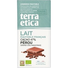 Terra Etica Bio mléčná čokoláda Peru Amazonas 47 % 100 g