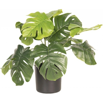 Umelá dekoračné rastlina Monstera deliciosa - 42 * 42 * 40 cm - Clayre & Eef