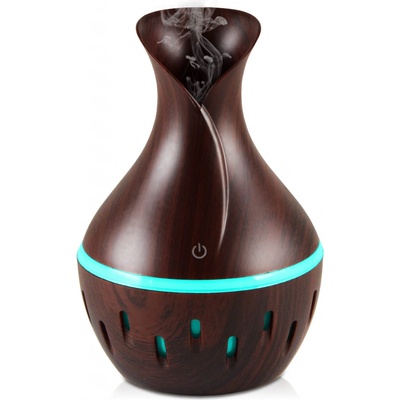 Home Design 2321 Aroma difuzér na USB kábel 7 svetiel hnedý 300 ml