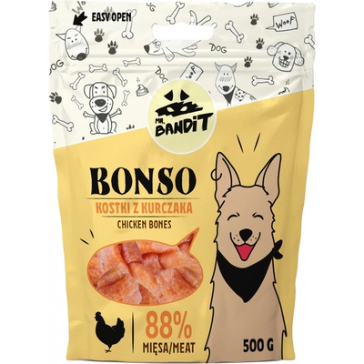 Mr.Bandit BONSO pamlsek ve tvaru kuřecí kosti 500 g