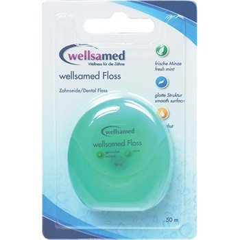 Image 1 of Wellsamed Конец за зъби Mentol, с вакса, 50 m