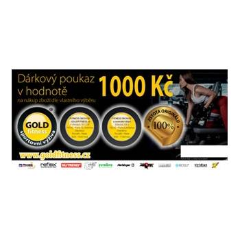Goldfitness.cz Dárkový poukaz 1.000,- Kč - elektronický