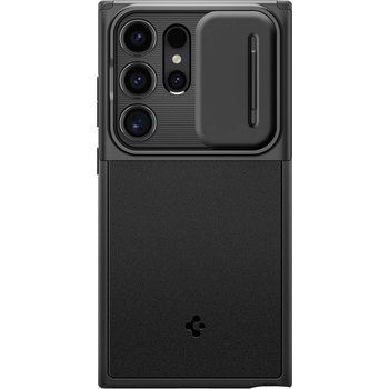 Spigen Калъф Spigen - Optik Armor, Galaxy S24 Ultra, черен (8809971221986)