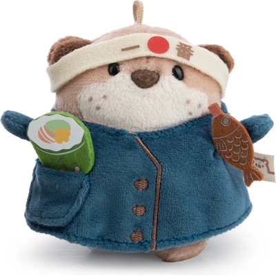 NICI MyMochi vydra Jiro 8 cm so sushi a kuchárskym kostýmom v darčekovom balení