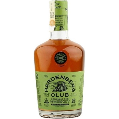 Hardenberg Club Straight Rye 0,7 l 42.5% (holá láhev)