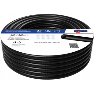 AGAPLAST Маркуч за микроразпръсквачи 4, 0 мм × 1, 0 мм, 50 м