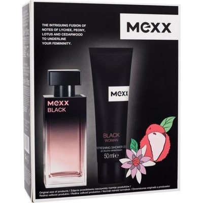 Mexx Дамски луксозен комплект - Mexx Black For Her Set