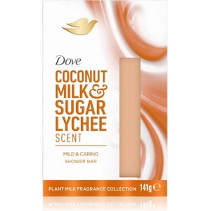 Dove Milk & Sugar Lychee почистващ твърд сапун 141 гр