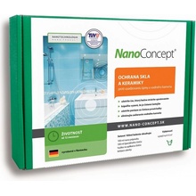 NanoConcept Set nano ochrana skla a keramiky proti usádzaniu špiny a vodného kameňa 100 ml