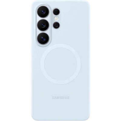 Samsung Оригинален силиконов кейс с Qi2 поддръжка за Samsung Galaxy S26 Ultra - Samsung Silicone Magnet Cover Case EF-ES948CLE (светлосин) (EF-ES948CLE)
