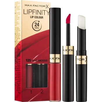 MAX Factor Lipfinity Lip Colour дълготрайно червило с балсам цвят 125 So Glamorous 4, 2 гр