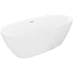 Mexen Luvo Slim свободностояща вана 170 x 75 см, бяла, хромиран прелив - 52801707500-01 (52801707500-01)