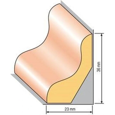 Lišta profilová číslo 43 – 2000 mm