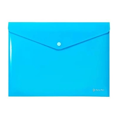 Panta Plast Калъф за документи a4, pp, патент, panta plast, неоново синьо 0410-0085-03 (0410-0085-03)