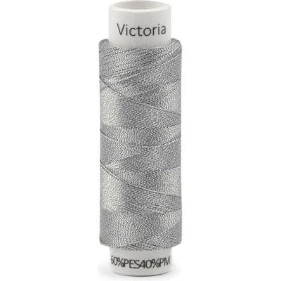 Metalické nitě Victoria 100 m Varianta: 1/ 01 stříbrná, Balení: 1 ks 50126/122648/233022