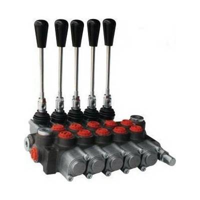Hydraulický rozvaděč pětipáčkový dvoučinný P40