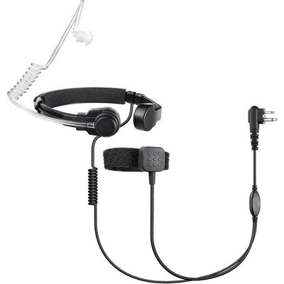 Слушалка RayTalk със слушалка за врата за Baofeng/Kenwood и други радиоприемници, прозрачен ушен канал (RTM-024044-K1/CC/2W)