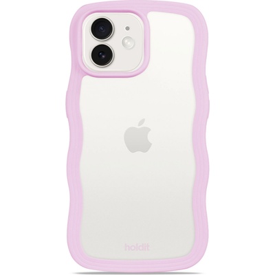 Holdit Гръб Holdit Wavy Case iPhone за 12/12 Pro - Лилава рамка