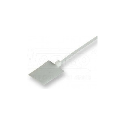 WAPRO pásek vázací WT-MP-130MC (MCV-130) 2,5/130mm s popisovým štítkem 28x20mm | 100ks