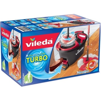 Vileda Mop Easy Wring and Clean Turbo + smet + lopat
