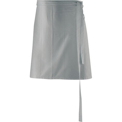 Exner Zástěra s látkovým pásem po celé délce 80x45cm 220 g/m stříbrná EX100