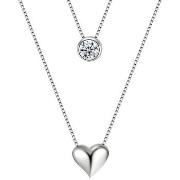 HARAHU Колие fh-23377 - Сребърна kp23377 (fh-23377)