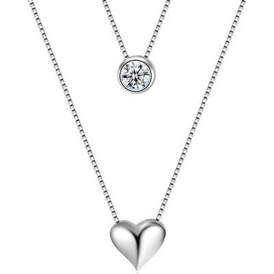 HARAHU Колие fh-23377 - Сребърна kp23377 (fh-23377)