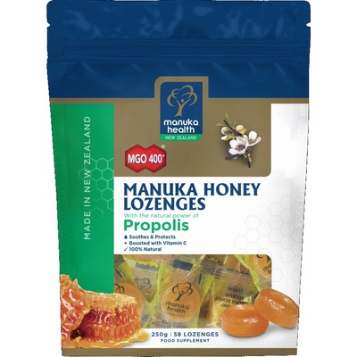 Bonbóny s Manukovým medem MGO 400+ Propolisem a vit. C doplněk stravy 250 g
