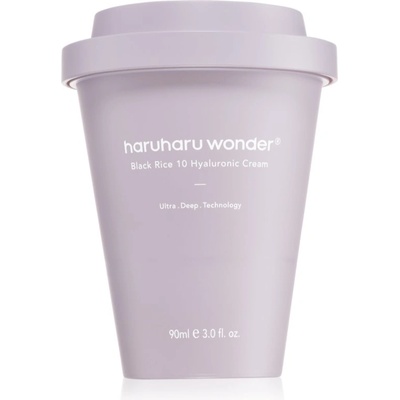haruharu wonder Black Rice 10 Hyaluronic Cream интензивен хидратиращ крем за успокояване на кожата 90ml