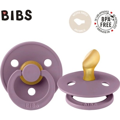 Bibs Colour kaučuk dudlík anatomický Mauve